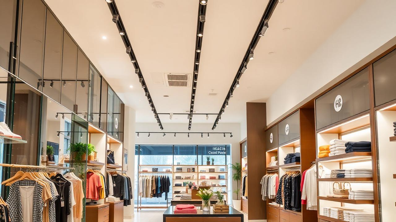 Modern retail store interior